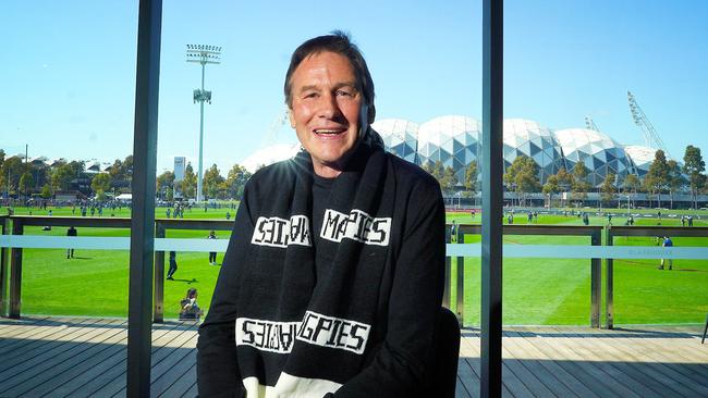 Collingwood president Jeff Browne. Picture: Luis Ascui