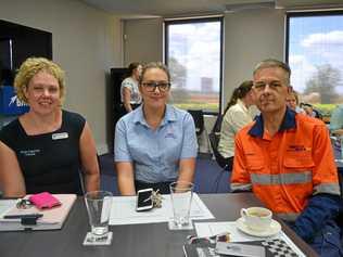 Shelley Wieden, Rachel Daff and Greg Larsen. Picture: Meg Gannon