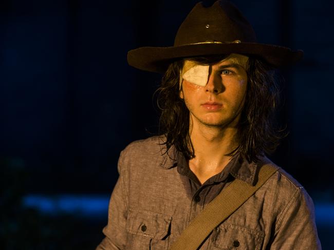 Chandler Riggs as Carl Grimes - The Walking Dead _ Season 8, Episode 8 - Photo Credit: Gene Page/AMC