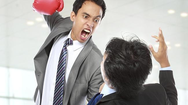 There are ways to deal with annoying colleagues without turning into the Hulk. Picture: ThinkStock.