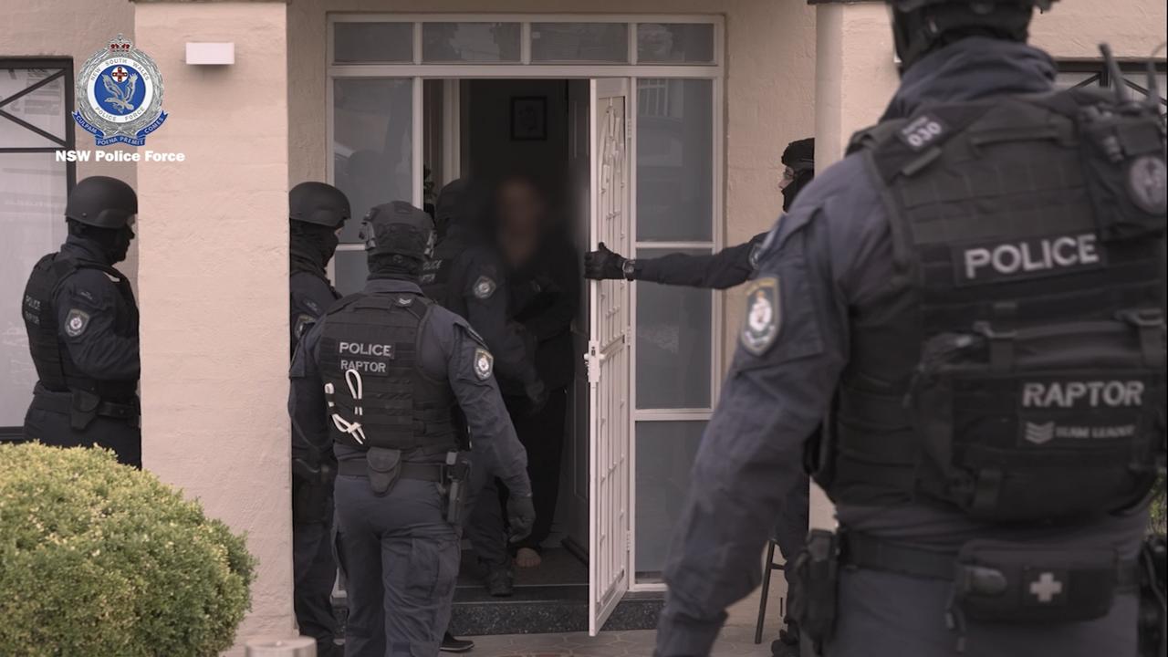 Task Force Magnus conducts search warrants. Photo: NSW Police