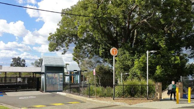 An artist's impression of Waitara train station.