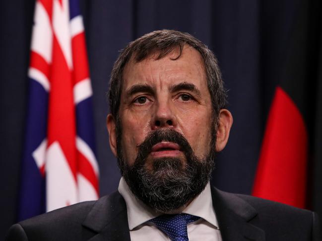 WA chief health officer Andy Robertson warns a third wave is coming to the state. Picture: Colin Murty / The Australian