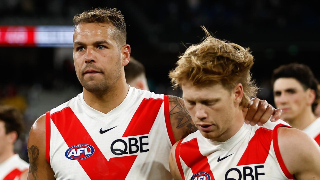 Collingwood great Nathan Buckley slams Buddy Franklin booing during Swans loss at the MCG