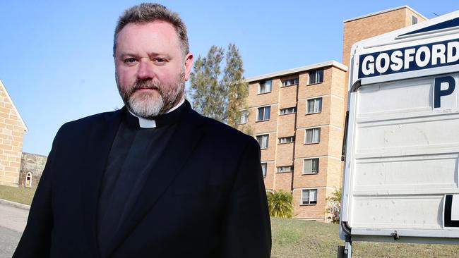 Father Rod Bower was one of the guests at the 2018 Human Rights Awards. Picture: Peter Clark