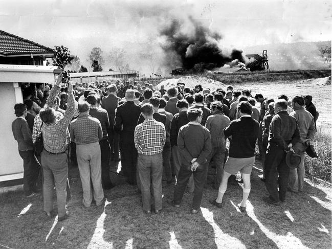 The Box Flat Coal Mine memorial service for the 17 miners killed at Box Flat Colliery Ipswich disaster.