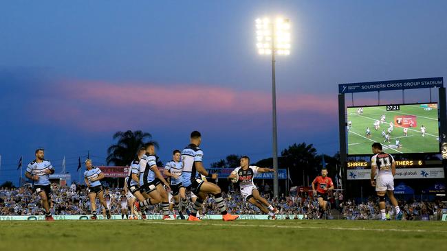 The game just feels better at suburban grounds. (Mark Evans/Getty Images)