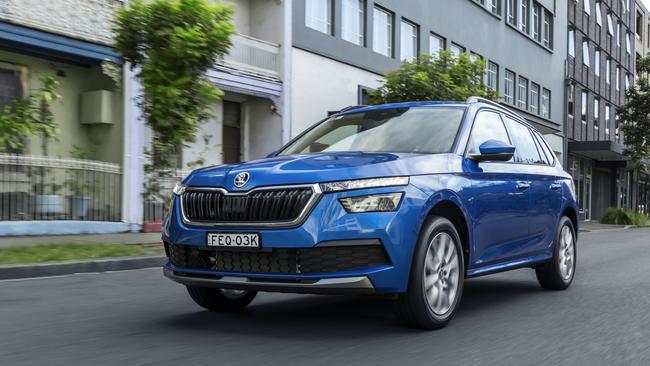 The Skoda Kamiq Run-out has a sharp drive-away price.