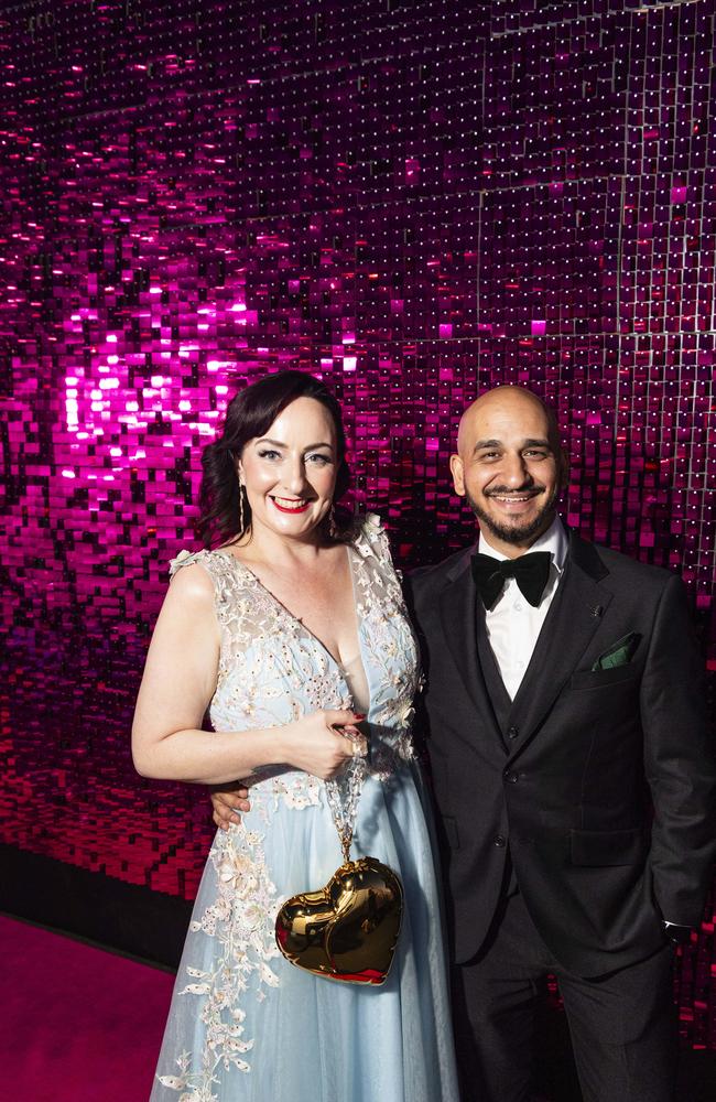 Tilly Mykat (Oh Tilly Brand Photography) and Mena Tawfik (All Star Brokers) at Little Pig Consulting Business Excellence Awards at Rumours International, Saturday, October 19, 2024. Picture: Kevin Farmer