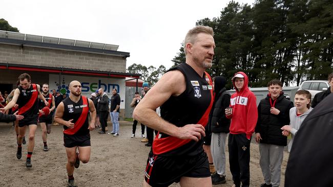 Nathan Buckley on his return. (Photo by Jonathan DiMaggio/Getty Images for Bursty PR)