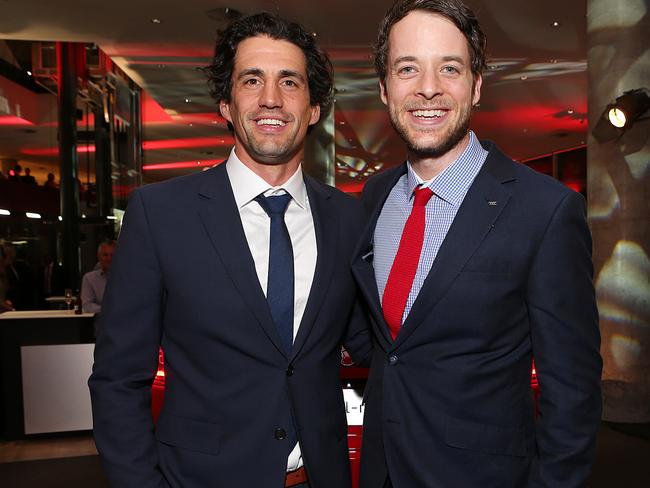 Fan favourites ... Andy Lee and Hamish Blake have a strong following. Picture: Julie Kiriacoudis