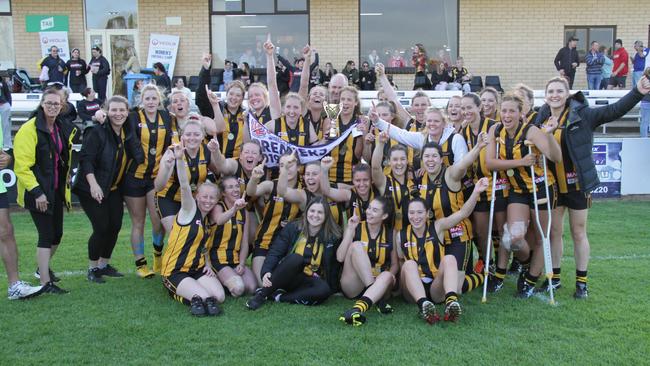 Mundulla snuck home to claim the 2019 Limestone Coast Women's Football League grand final by a goal. Picture: Terri Grosser Photography