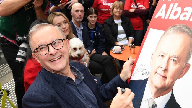 Prime minister-elect Anthony Albanese secured a majority government. Picture: Getty