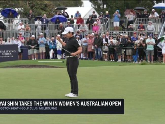 Jiyai Shin claims women's Aus Open