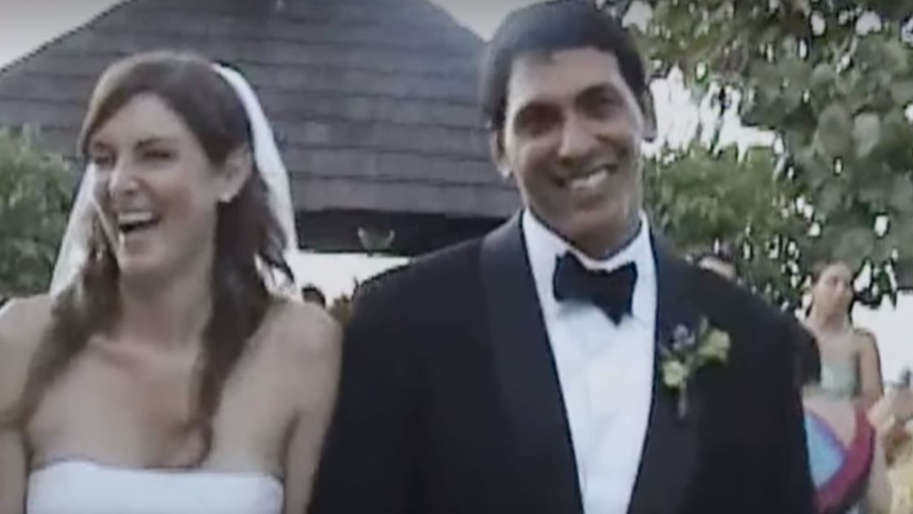 The couple had married just months before Mr Rivera’s disappearance. Picture: Netflix.