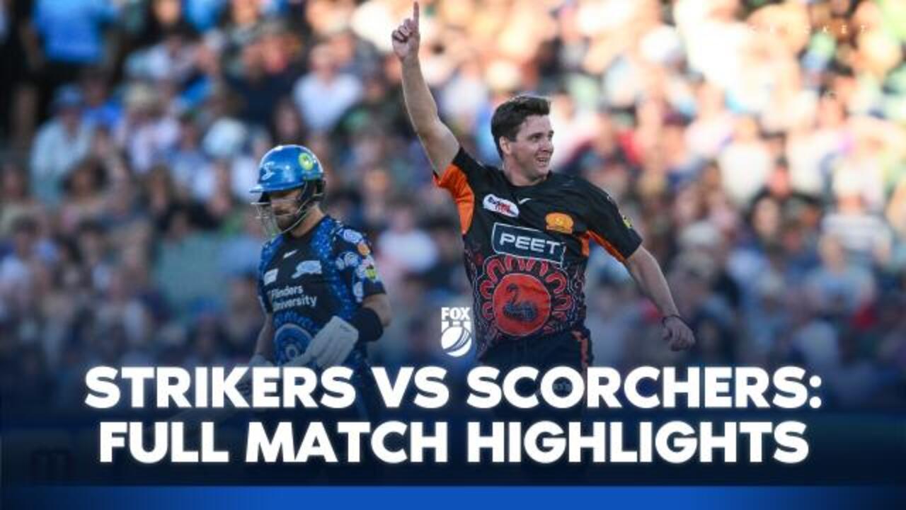 Strikers vs Scorchers: NYE Highlights