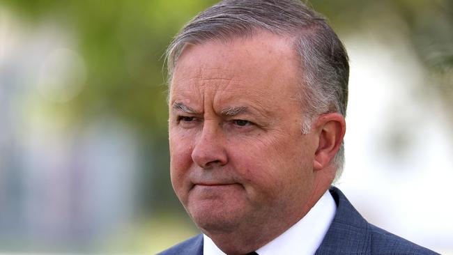 Opposition Leader Anthony Albanese in Sydney on Tuesday. Picture: Dylan Coker