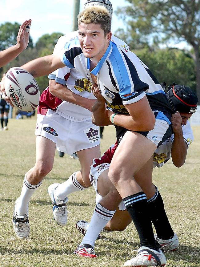 Matt Gillett helping Bribie Island to a win.