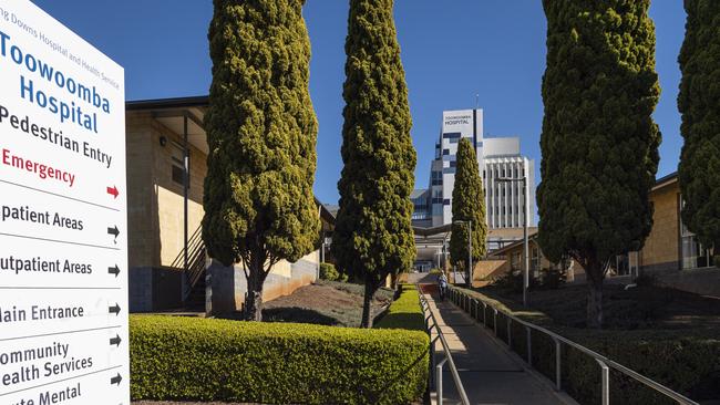 The family of an 88-year-old man who was ramped at the Toowoomba Hospital for seven hours while suffering congestive heart failure said the was systemic problems with resourcing at the hospital. Picture: Kevin Farmer