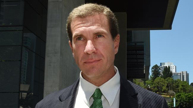 Former Billabong boss Matthew Perrin outside Brisbane District Court in Brisbane in January 2017. File picture: Dan Peled/AAP