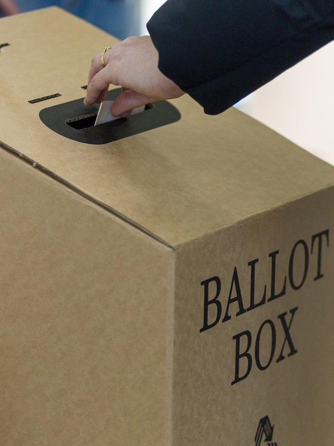 Voting in the referendum for an Indigenous Voice to Parliament. Picture: Getty Images