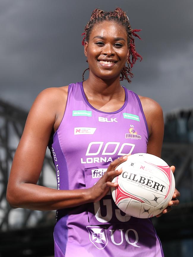 Netball star Romelda Aiken. Picture: Peter Wallis/News Corp