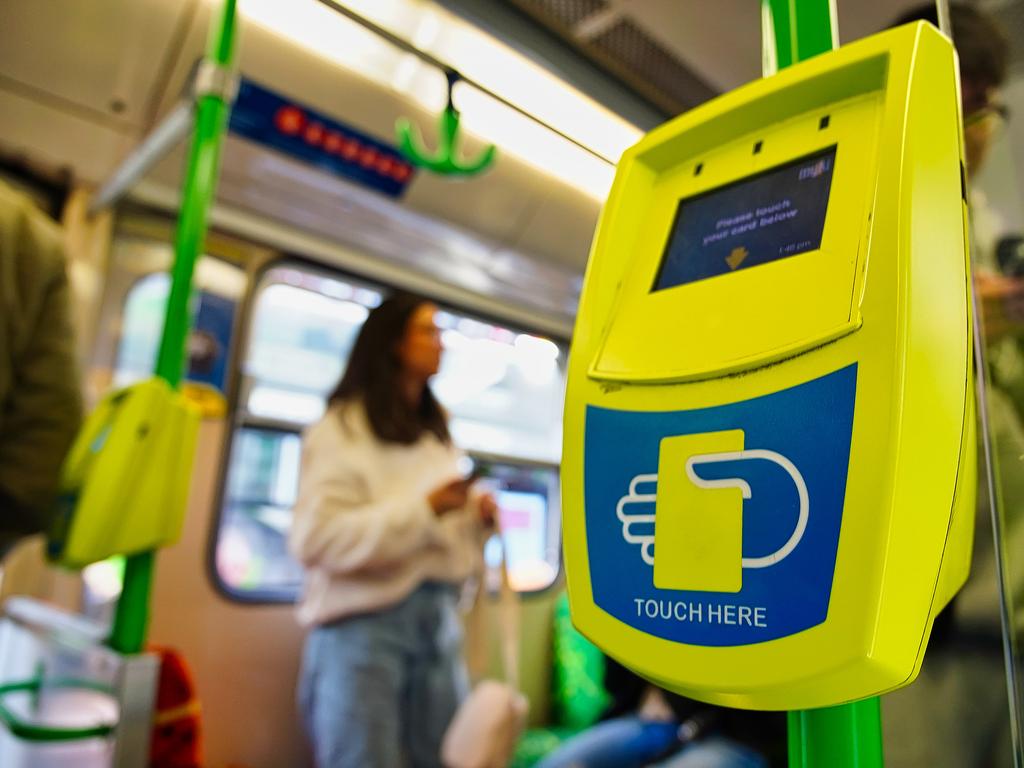 The new contactless technology is yet to be trialled on trams and trains. Picture: Luis Enrique Ascui