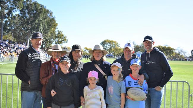 The Farrelly family at the 2023 O'Callahan Cup on Grammar Downlands Day ( Saturday, August 19, 2023). Picture: Peta McEachern