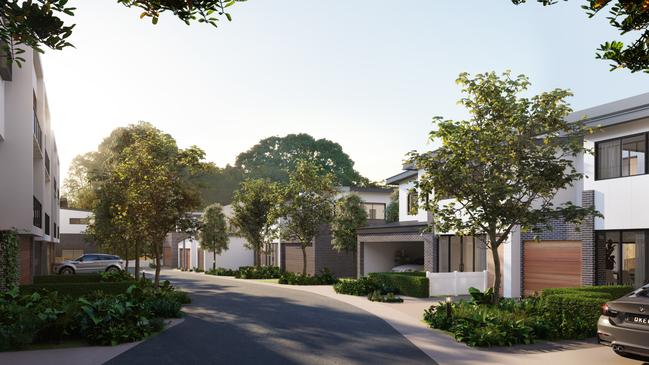 Artist impression of Arbor Park, Wynnum West development.