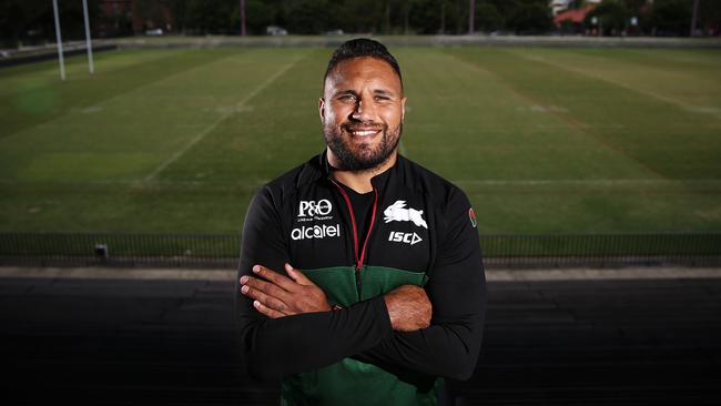 SUNDAY TELEGRAPH — 14/2/19 Former South Sydney player Yileen Gordon. He is back at the Rabbitohs — in an off-field capacity — after a decade long absence. Part of the Sunday Tele feature 