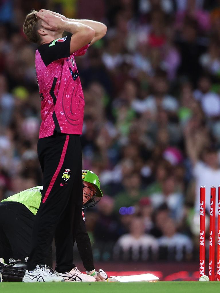 Matthew Gilkes’ reaction gave him away. Photo by Mark Kolbe Photography/Getty Images.