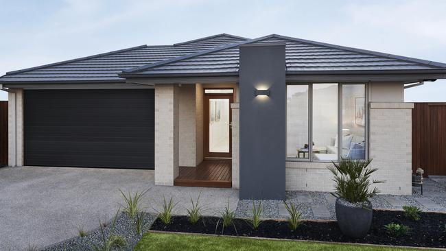 Simonds Homes won a Master Builders Victoria award for the best display home Victoria’s south west from $250,000-$350,000 in 2022 for this Mt Duneed residence.