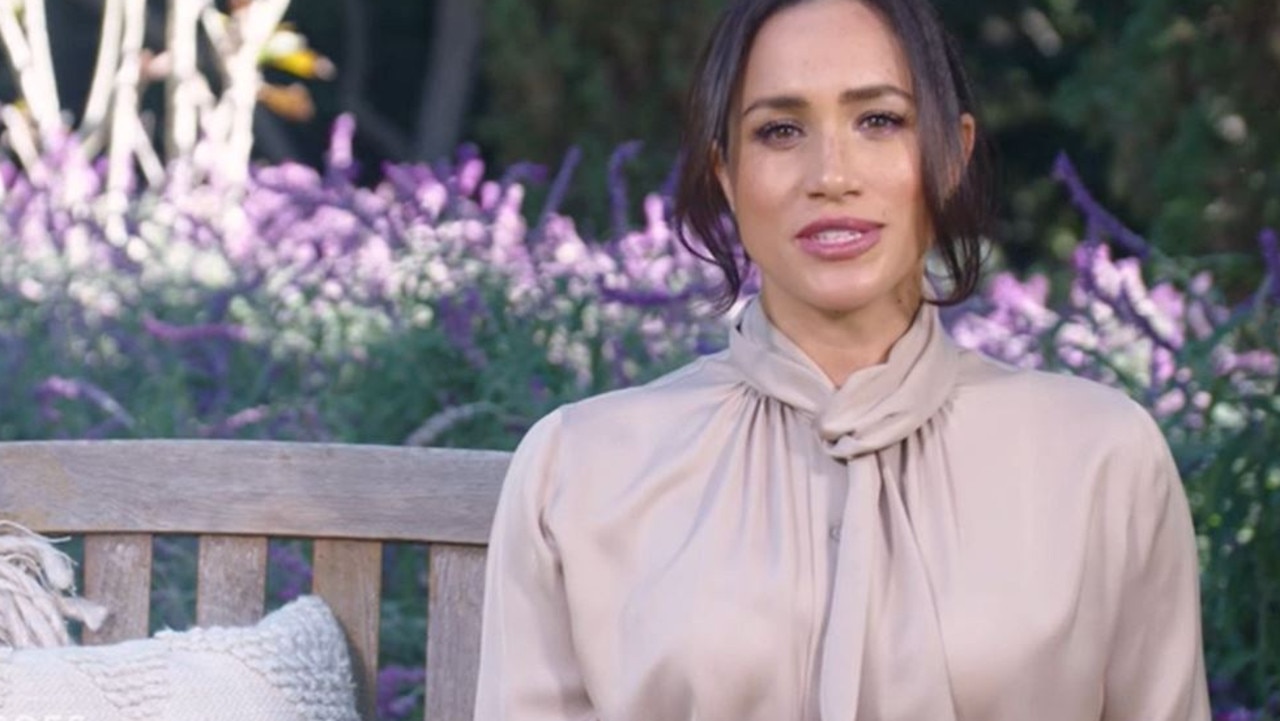 Meghan Markle made a surprise TV appearance. Picture: CNN.