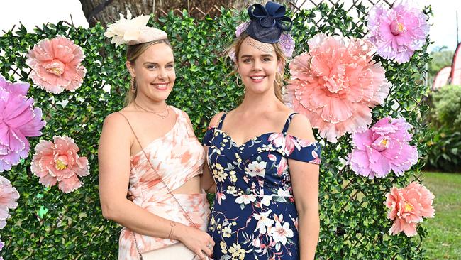 Christie Vinter and Olivia Evans at the Cairns Cup on Saturday. Photo by Emily Barker