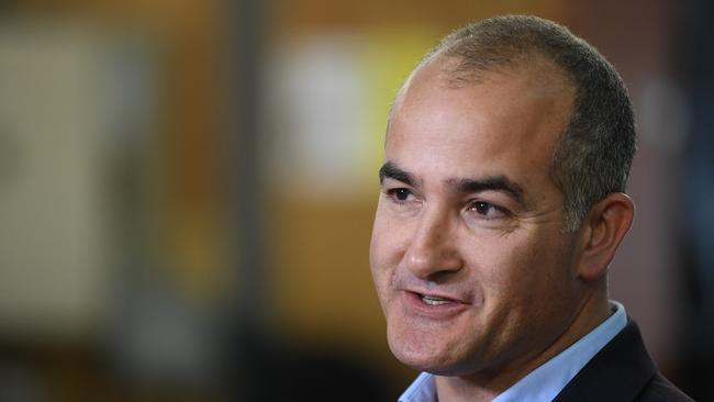 Education Minister James Merlino said the new school zone website would alleviate confusion for parents. Picture: AAP/Julian Smith