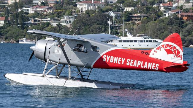 The Sydney Seaplanes' single-engine DHC-2 Beaver Seaplane which crashed on New Year’s Eve. Picture: Supplied