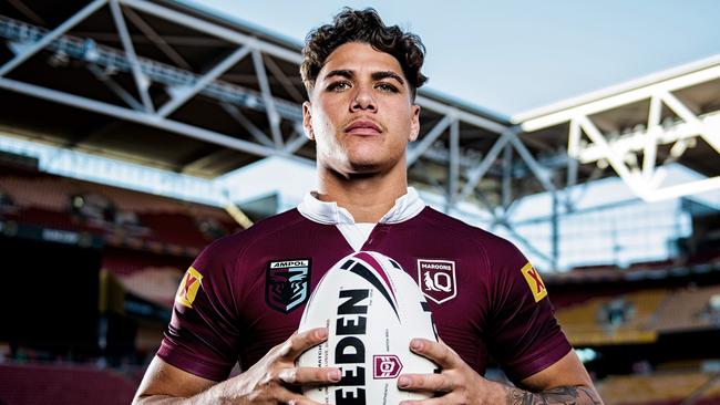 Reece Walsh has been tipped to dominate the Origin arena after he was picked ahead of Kalyn Ponga. Picture: Bradley Kanaris / Getty Images