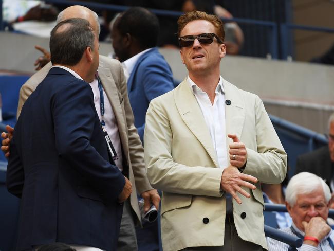Damian Lewis attends the Men’s Singles Final Match between Novak Djokovic of Serbia and Stan Wawrinka of Switzerland on Day Fourteen of the 2016 US Open at the USTA Billie Jean King National Tennis Center on September 11, 2016. Picture: Getty