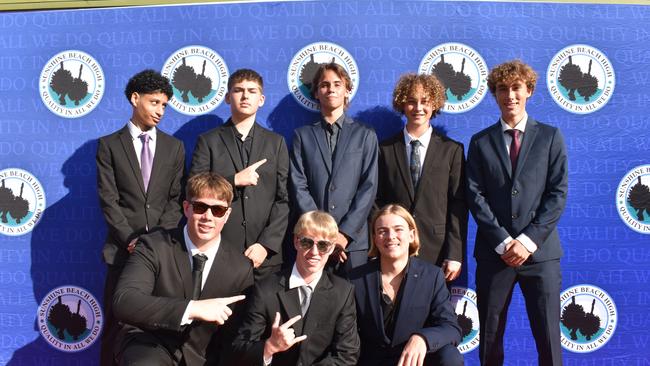 Students at the Sunshine Beach State High School formal 2024.