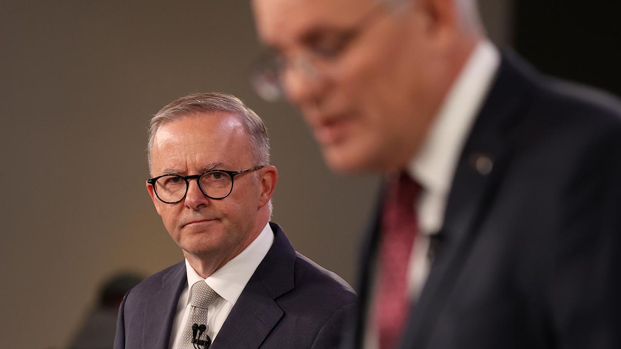 Anthony Albanese’s performance at the Sky News / The Courier-Mail People’s Forum was a bit lack lustre. Picture: Toby Zerna.