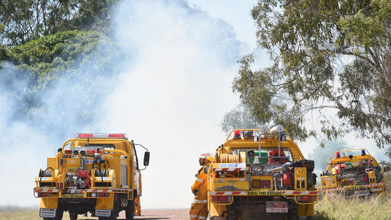 Rural firies at a controlled burn off in the bush in 2014 Photo: Alistair Brightman / Fraser Coast Chronicle file.