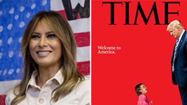 Melania Trump has vcisited a Texas migrant camp/