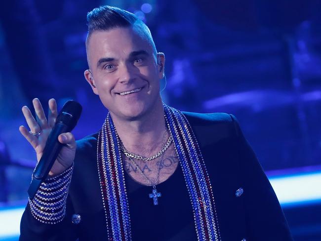 Robbie Williams is back with a Christmas record. Picture: Getty