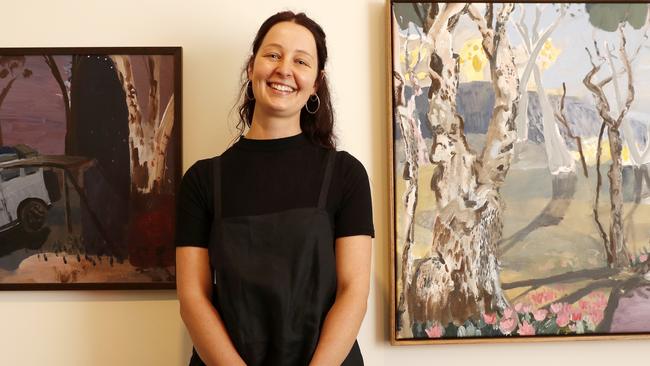 Artist Emily Imeson will have a rural stay in NSW and be mentored by leading artist Ben Quilty. Picture: Jonathan Ng