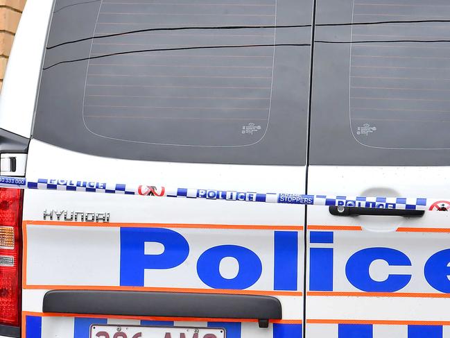 BRISBANE, AUSTRALIA - NewsWire Photos September 28, 2021: Police at a COVID-19 exposure site at the Adalong Guesthouse, South Brisbane, Picture: NCA NewsWire / John Gass