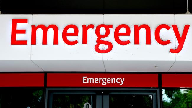 ADELAIDE, AUSTRALIA - NewsWire Photos 5, May, 2023: 2023 Budget generics: Hospital emergency signage at the Royal Adelaide Hospital.  Picture: NCA NewsWire / Kelly Barnes