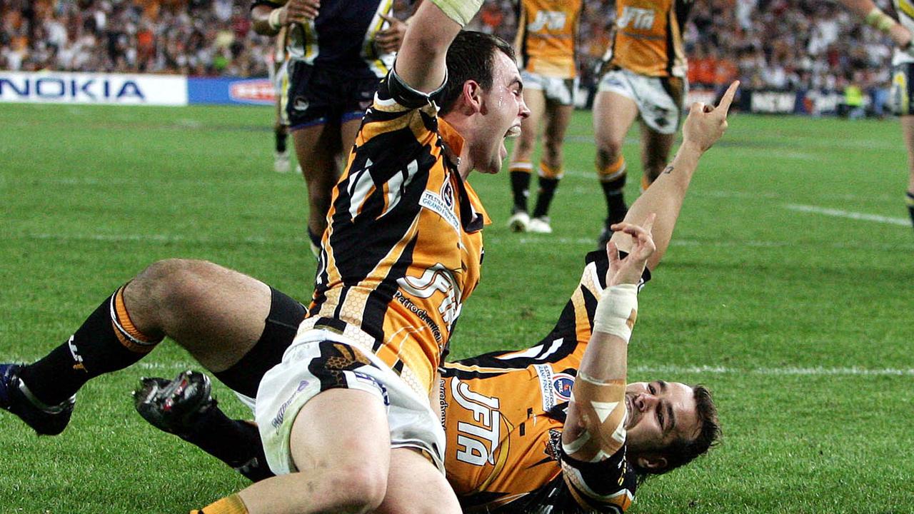 Who scored a try in an NRL grand final against the team he currently coaches?