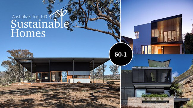 Australia’s top 100 sustainable homes