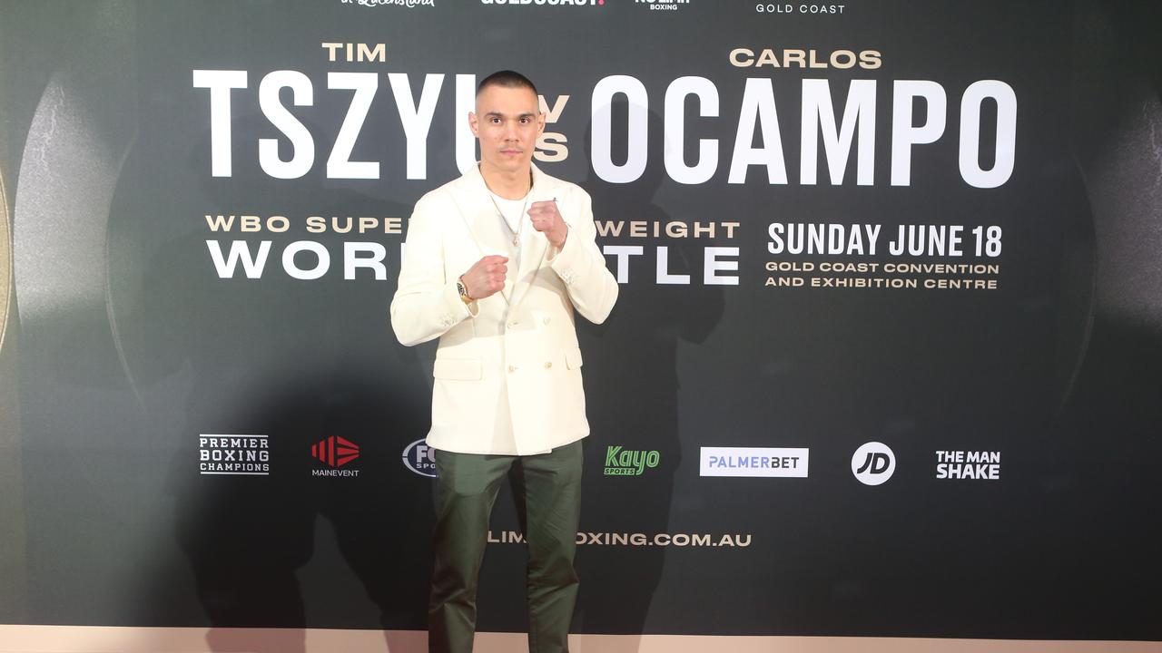 Tim Tszyu v Carlos Ocampo fight launch party, Nineteen at the Star, Broadbeach. Tim Tszyu. Picture by Richard Gosling