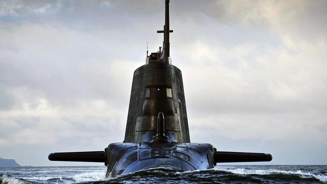 HMS Ambush is a British nuclear powered Astute Class attack submarine. Picture: Ministry of Defence.